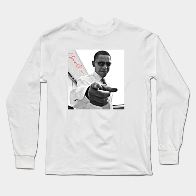 obama Long Sleeve T-Shirt by respublica